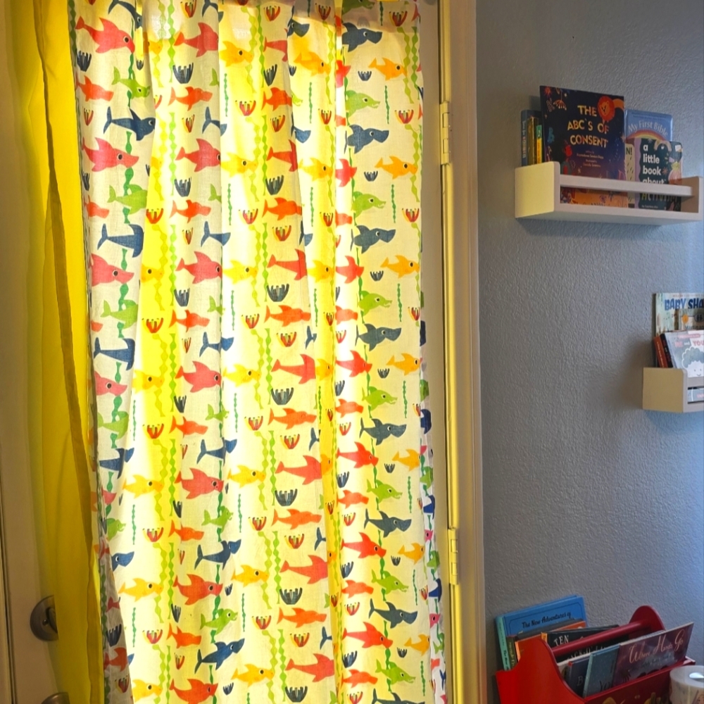 Baby Shark Curtain Panels
